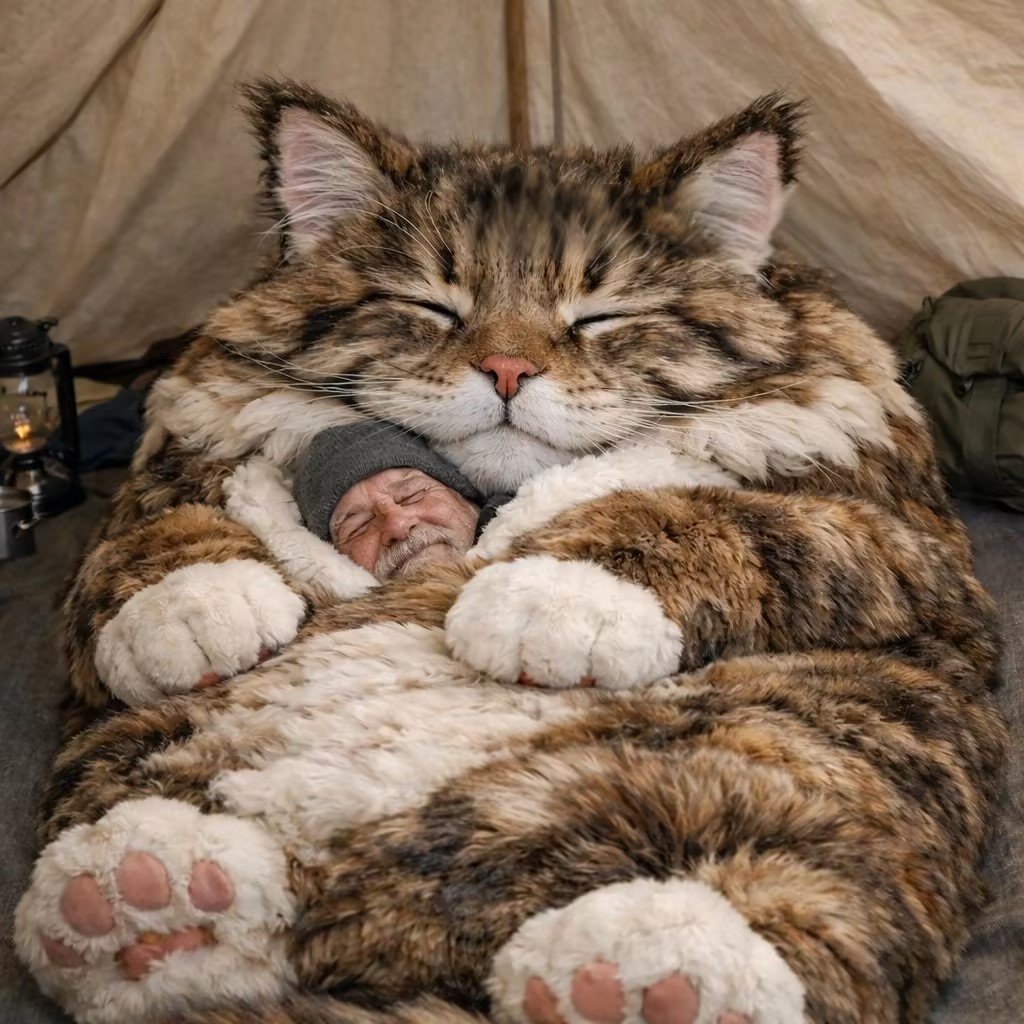 ⏰Free Shipping Today Only⏰🐱 Fluffy cat sleeping bagy💤