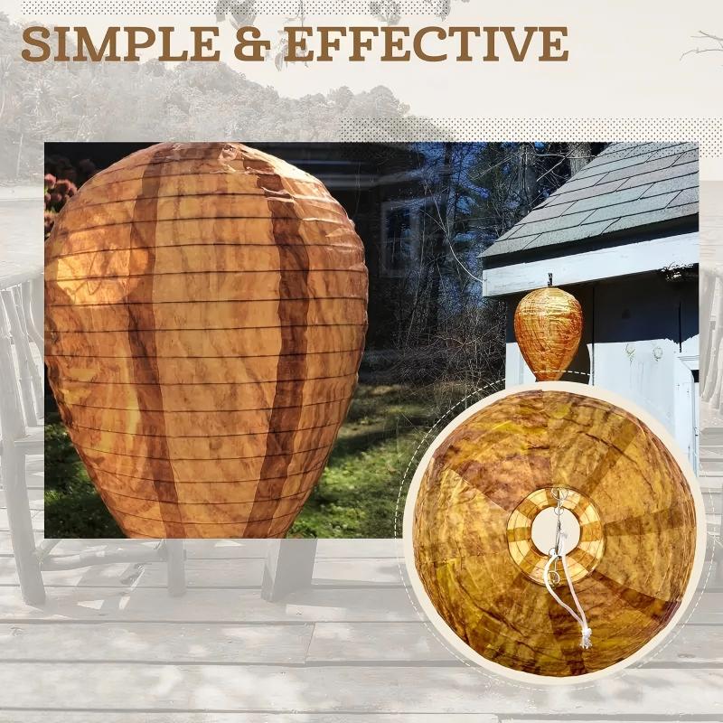 Best Bee Brothers Natural Wasp Deterrent Hives - Protect Your Yard from territorial wasps